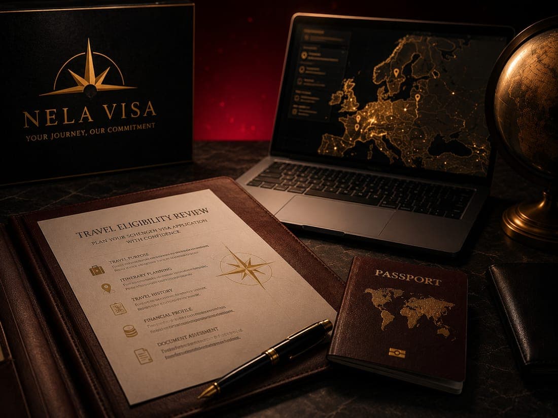 Schengen visa application review — detailed consistency check before submission